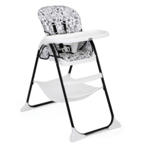 Louez notre chaise haute de Joie - 3 positions d'inclinaison. Compact pour le rangement